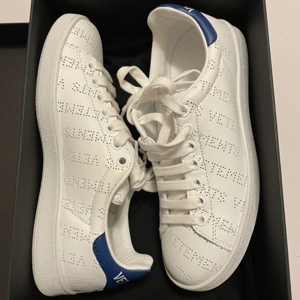 NIB Vetements Tennis Leather Sneakers 35